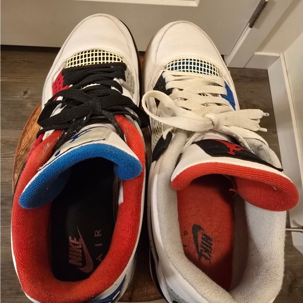 Air Jordan Retro 4 SE What The 4 Sneakers. Great condition!! - Picture 6 of 10